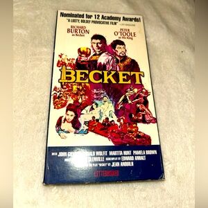 ~6/$10 MOVIES VHS/DVDS~ Becket VHS Tape 1996